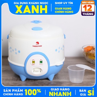 Nồi cơm điện happycook 1.2 lít hc-120-xanh