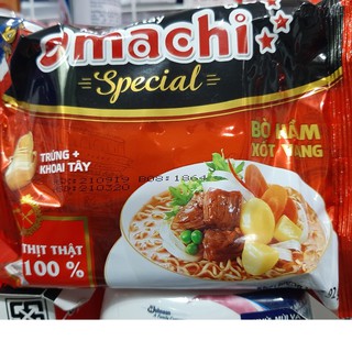 MÌ OMACHI SPECIAL BÒ HẦM XỐT VANG 92G (combo 05 gói )