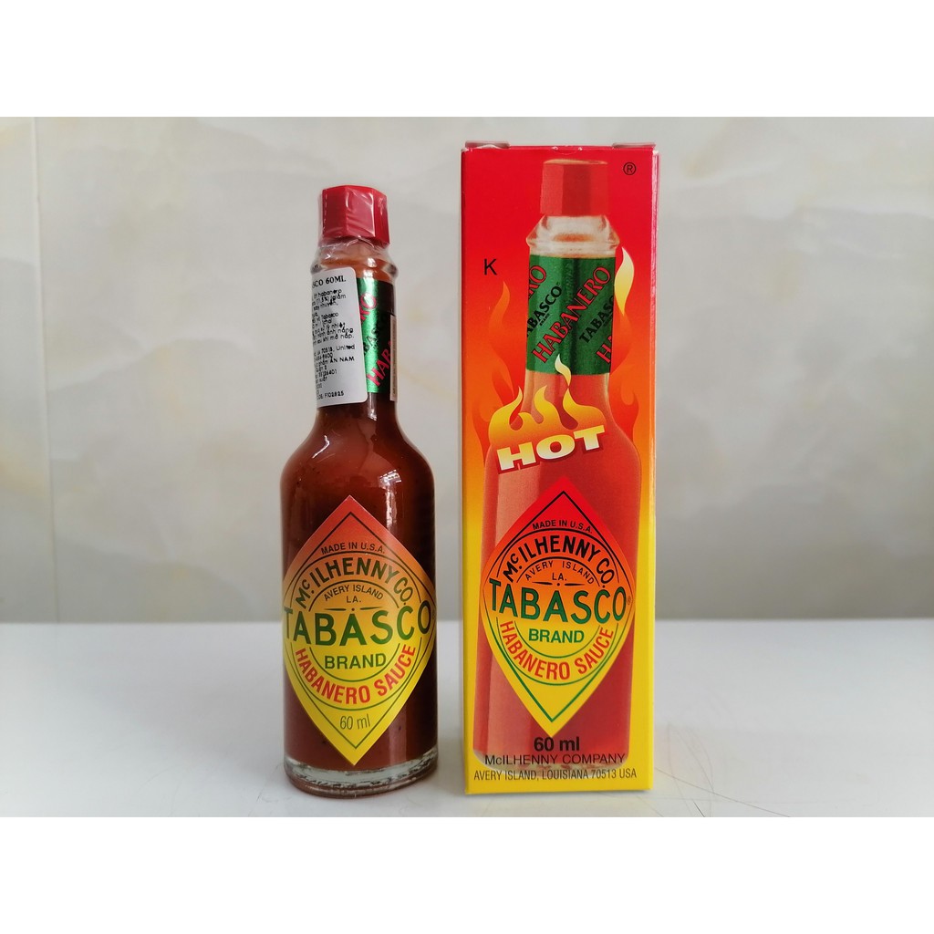 [60ml – Habanero] Xốt ớt đỏ [USA] TABASCO Habanero Sauce (anm-hk)