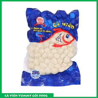 Cá Viên Chiên Yummy gói 500gr-thả lẩu, trộn mỳ indomie, chiên làm món khai vị