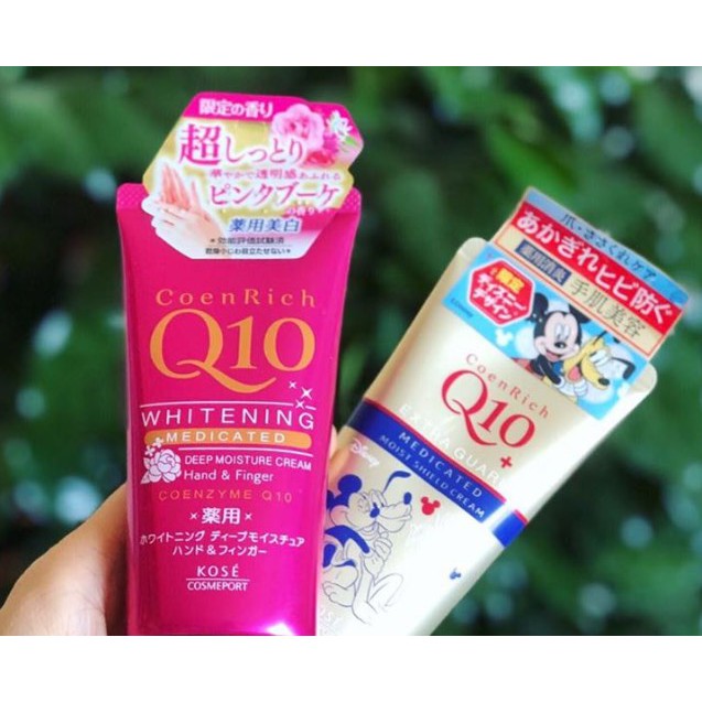 Kem dưỡng da tay Kose Coen Rich Q10 Whitening Medicated 80gr