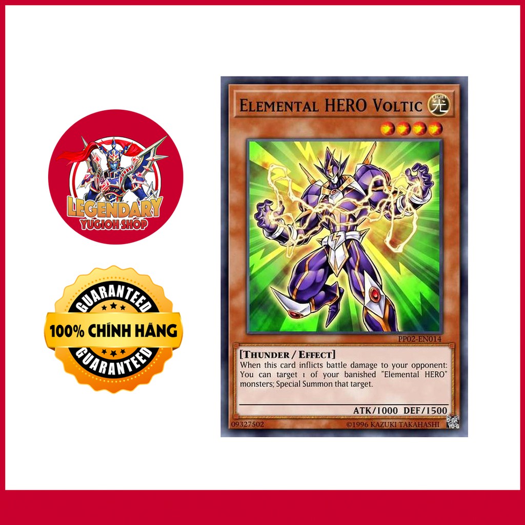 [EN-JP][Thẻ Bài Yugioh Chính Hãng] Elemental Hero Voltic