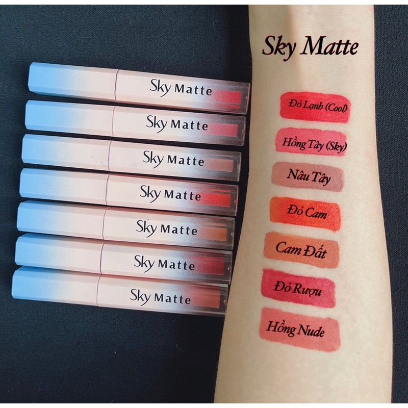 SON KEM LÌ MỊN SKY MATTE ( CAM ĐẤT )