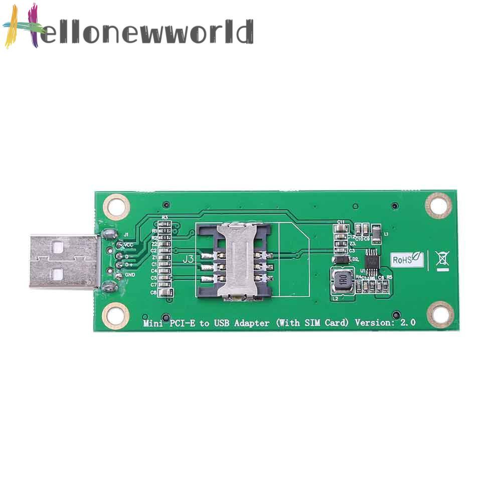 Card Chuyển Đổi Mini Pci-E Sang Usb Có Khe Cắm Sim