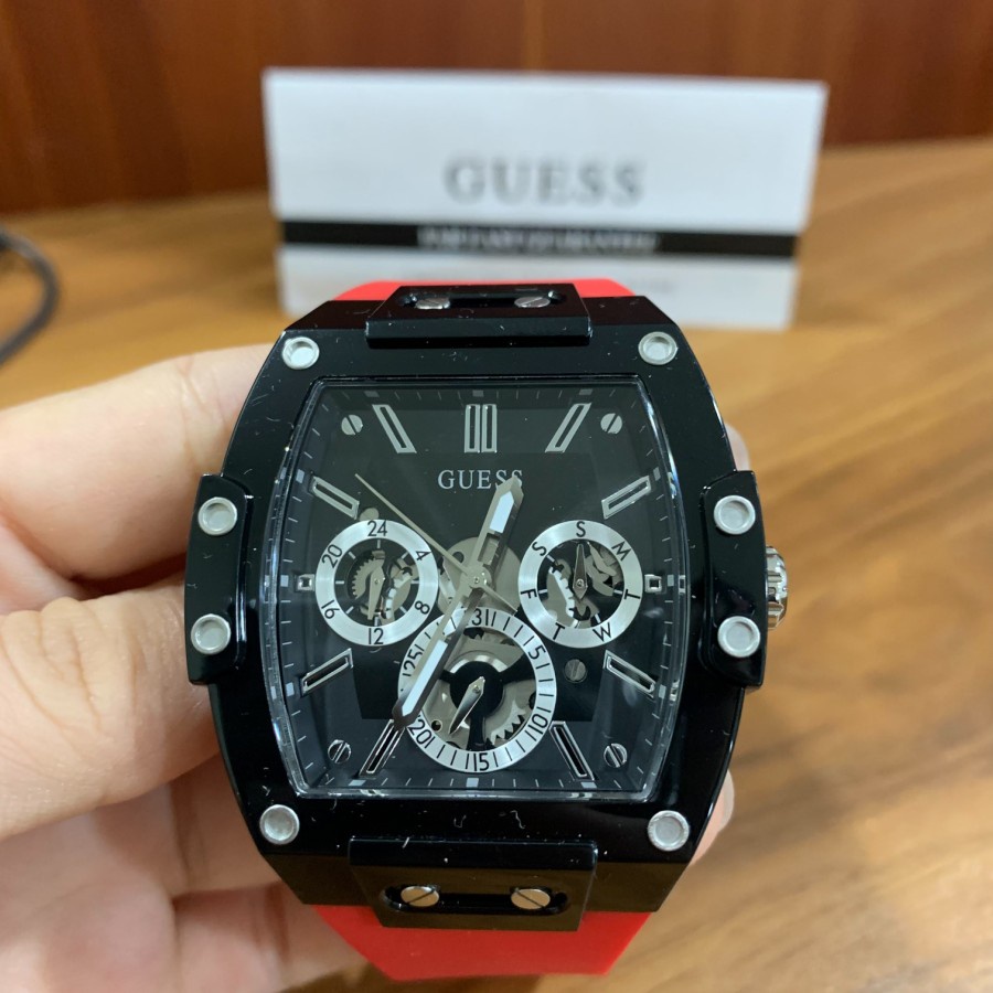 Đồng Hồ Nam Unisex Guess GW0203G4 GW0203G3 GW0203G7 , Dây Cao Su , Size 43mm