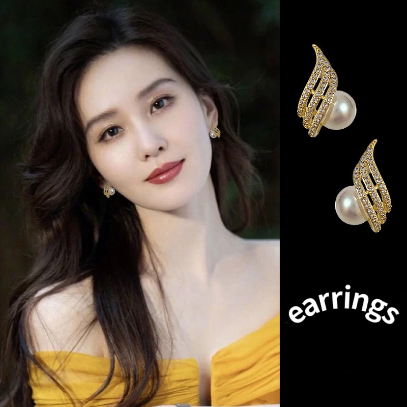 Bông Tai Thiết Kế Mới Cao Cấp Thời Trang Theo Phong Cách Pháp Cho Nữ