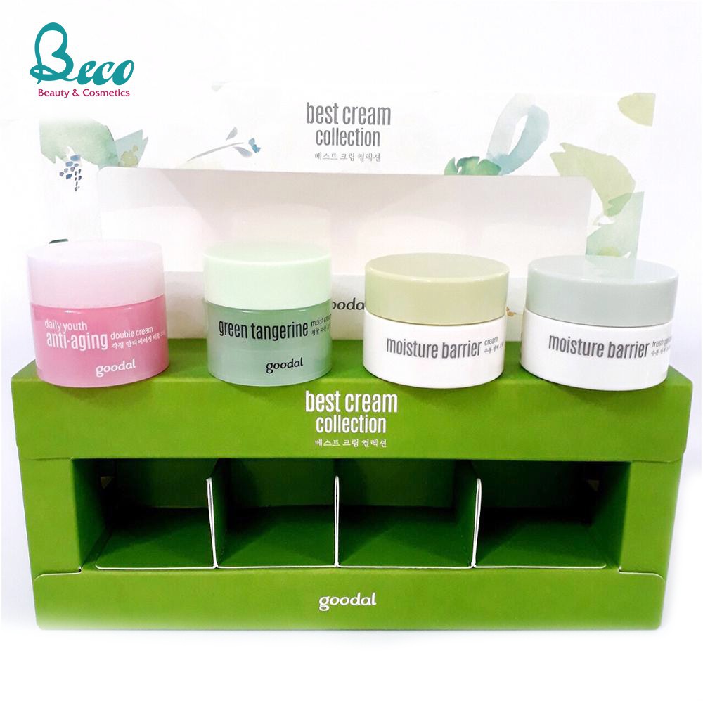 [SIÊU KHUYẾN MÃI]   Set 4 Hộp Dưỡng Da Ốc Sên Mini Goodal Best Cream Collection  - Beco Shop Hồ Chí Minh