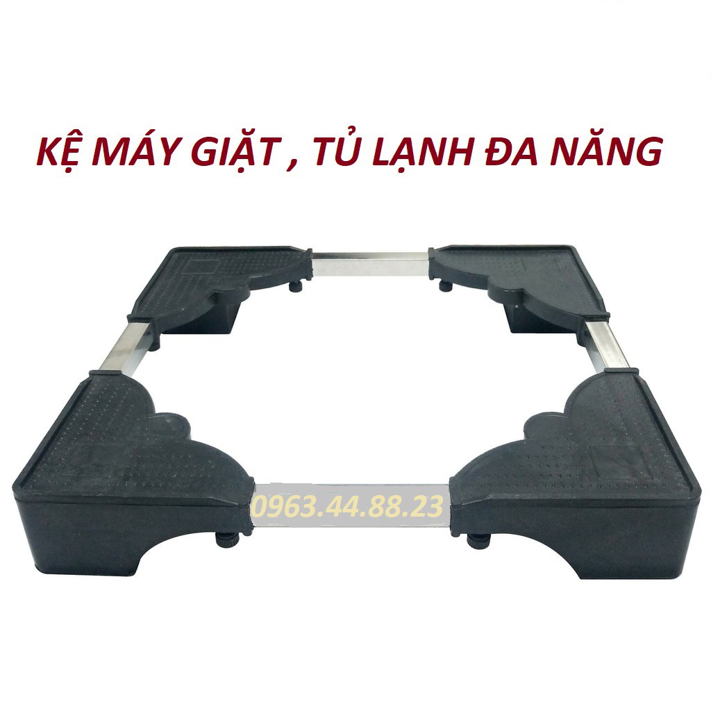 Chân kệ kê máy giặt, tủ lạnh(siêu dày, chịu tải 400 kg)