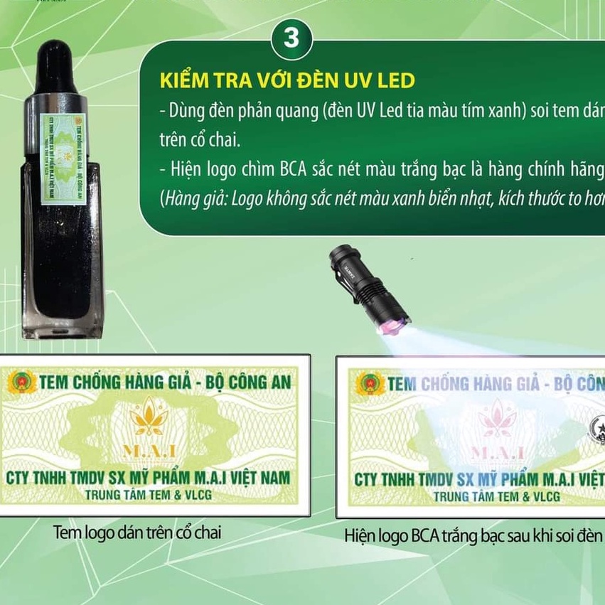 Dr Mai, serum sạch mụn chiết xuất 100% từ thiên nhiên, giúp đánh bay mụn sạch thâm