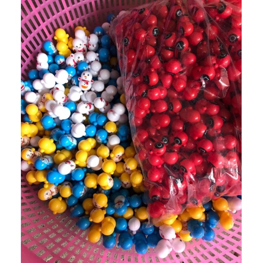 Đồ chơi lật đật mini squid game, lật đật doraemon dễ thương cho bé