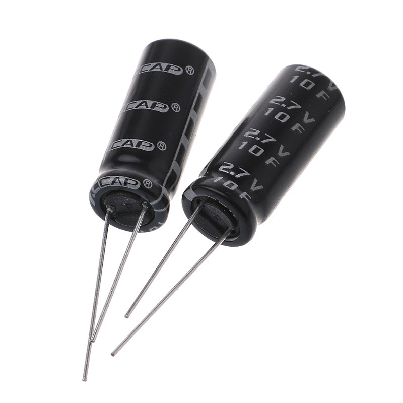 6 tụ điện 2.7v 10f hình trụ 10x26mm