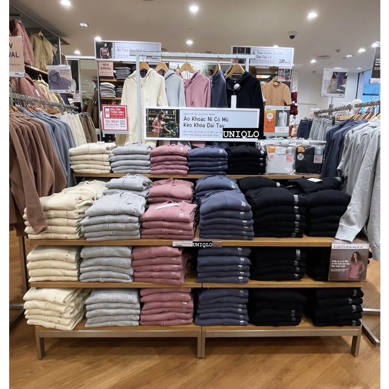 NỮ ÁO KHOÁC NỈ HOODIE KHOÁ KÉO | BigBuy360 - bigbuy360.vn