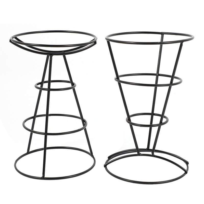 Set 2 Giá Đỡ Hình Nón Kiểu Pháp Cho Khoai Tây Chiên Cá Và Chip