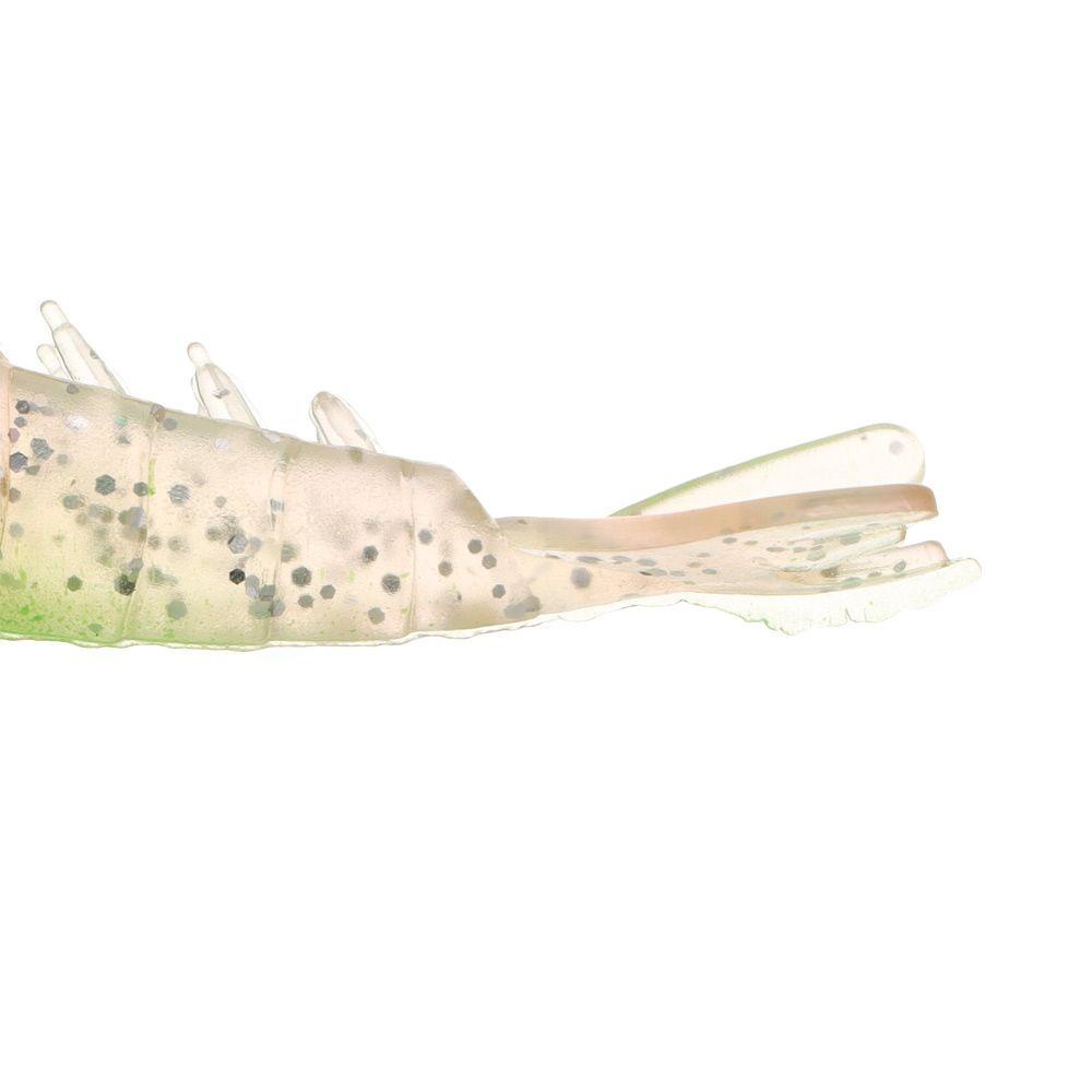 Mồi Câu Cá Giả Hình Con Tôm Bằng Silicone Mềm Phát Sáng