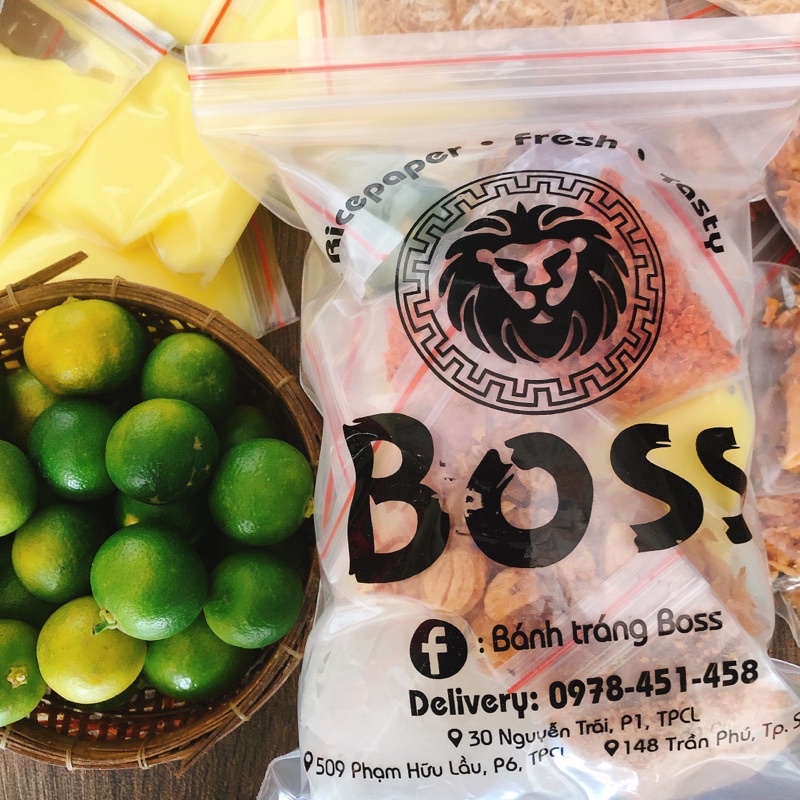 Bánh tráng bơ ruốc❤️Freeship❤️ Bánh tráng Boss