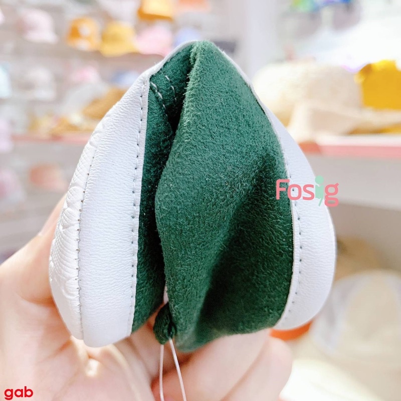 [11-13cm] Giày Vải Tập Đi Siêu Nhẹ Cho Bé - Xanh Lá Dây Trắng