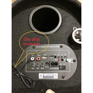 Loa Crown 8 tròn bản Bluetooth.