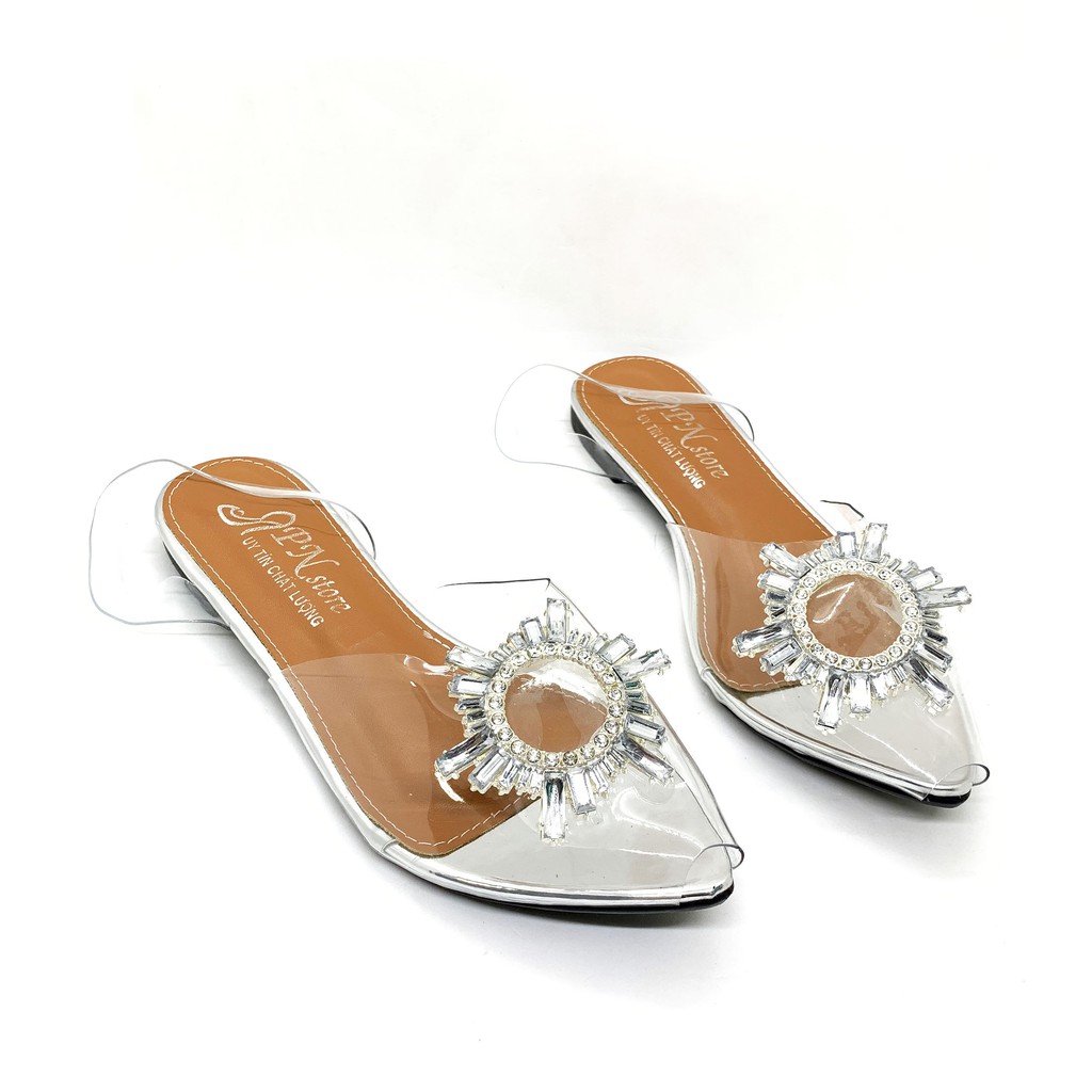 Giày Khoá Pha Lê Lấp Lánh [ Ảnh Thật ] __LZ013 | BigBuy360 - bigbuy360.vn