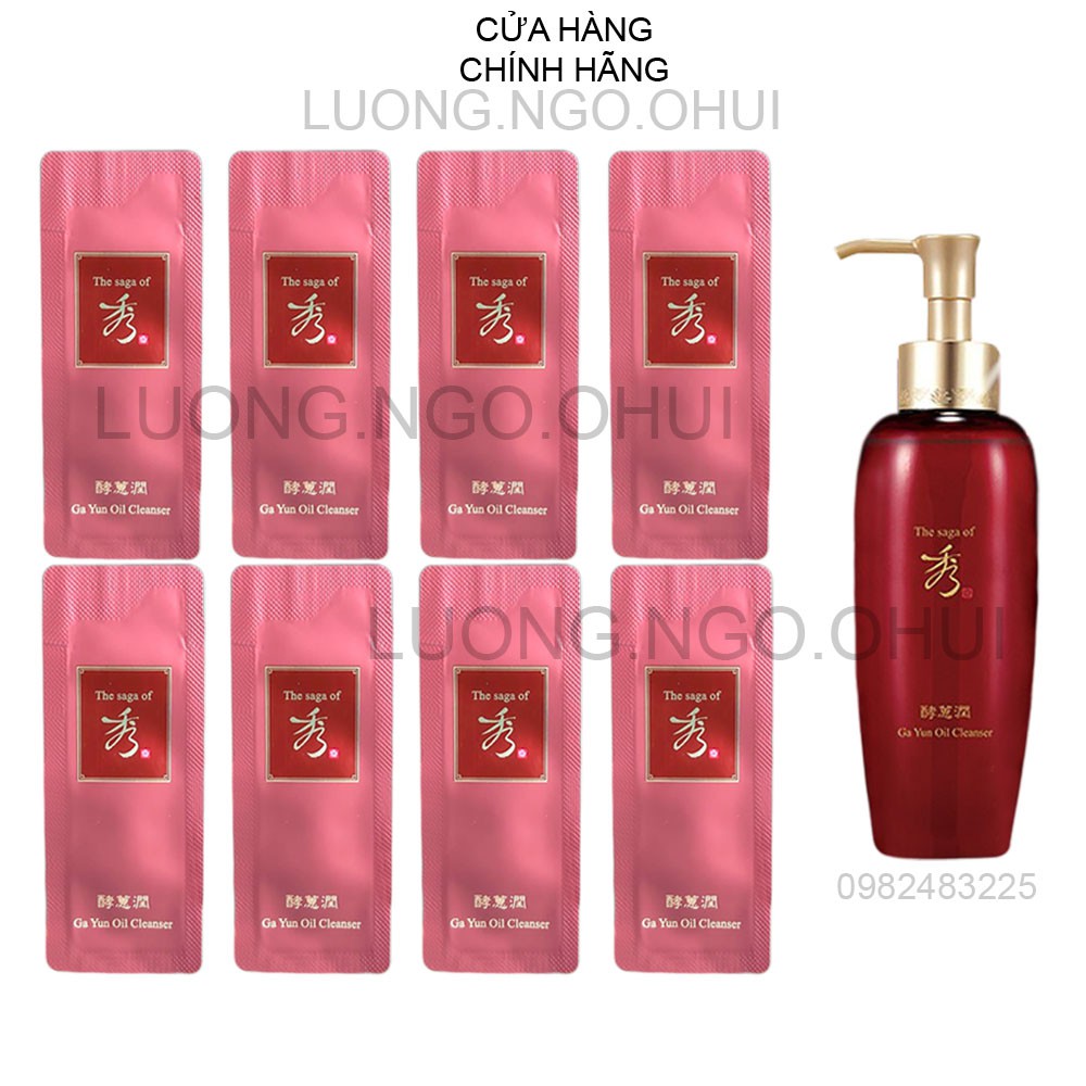 Gói sample dầu tẩy trang the SAGA đỏ 1ml - The Saga Of Xiu Ga Yun Oil Cleanser | BigBuy360 - bigbuy360.vn