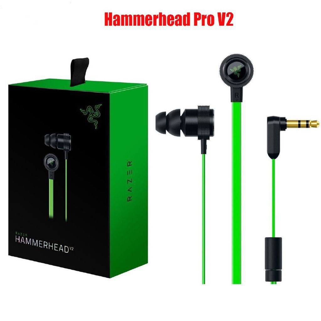 Tai nghe nhét tai chơi game Razer Hammerhead V2 Pro có chức năng cách âm kèm micro Liên hệ mua hàng 084.209.1989