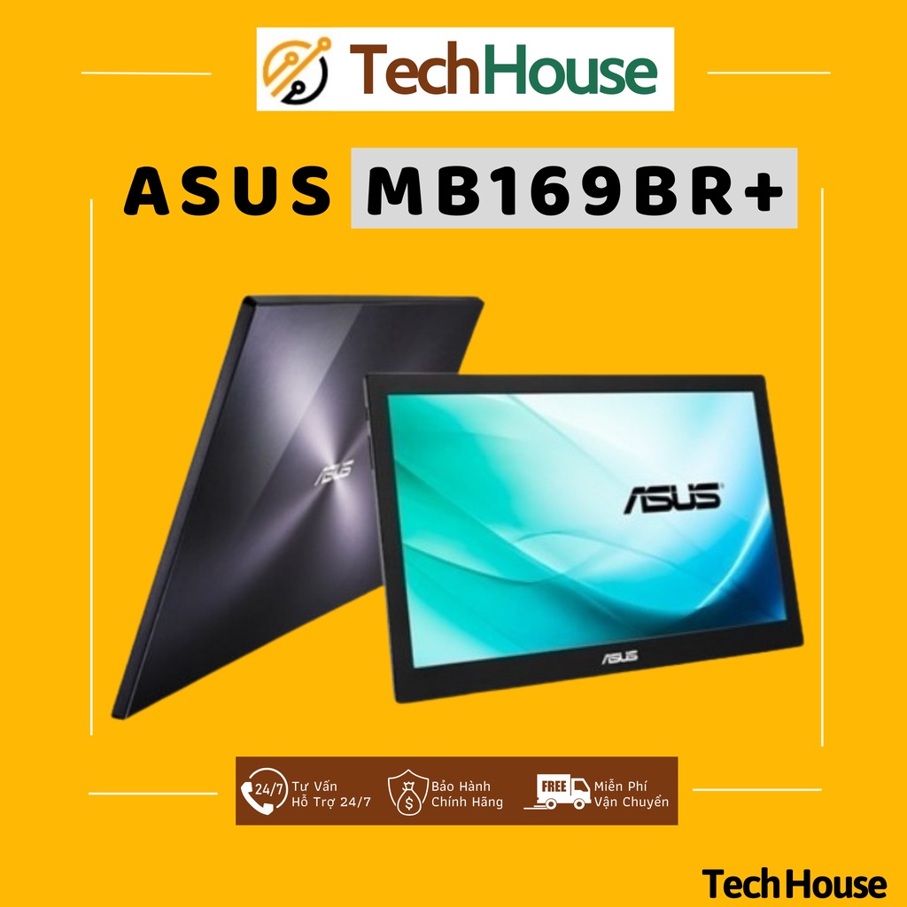 Màn hình di động ASUS MB169BR+ 15.6 inch/ USB/ Full HD (1920x1080) - Bảo Hành 36 tháng