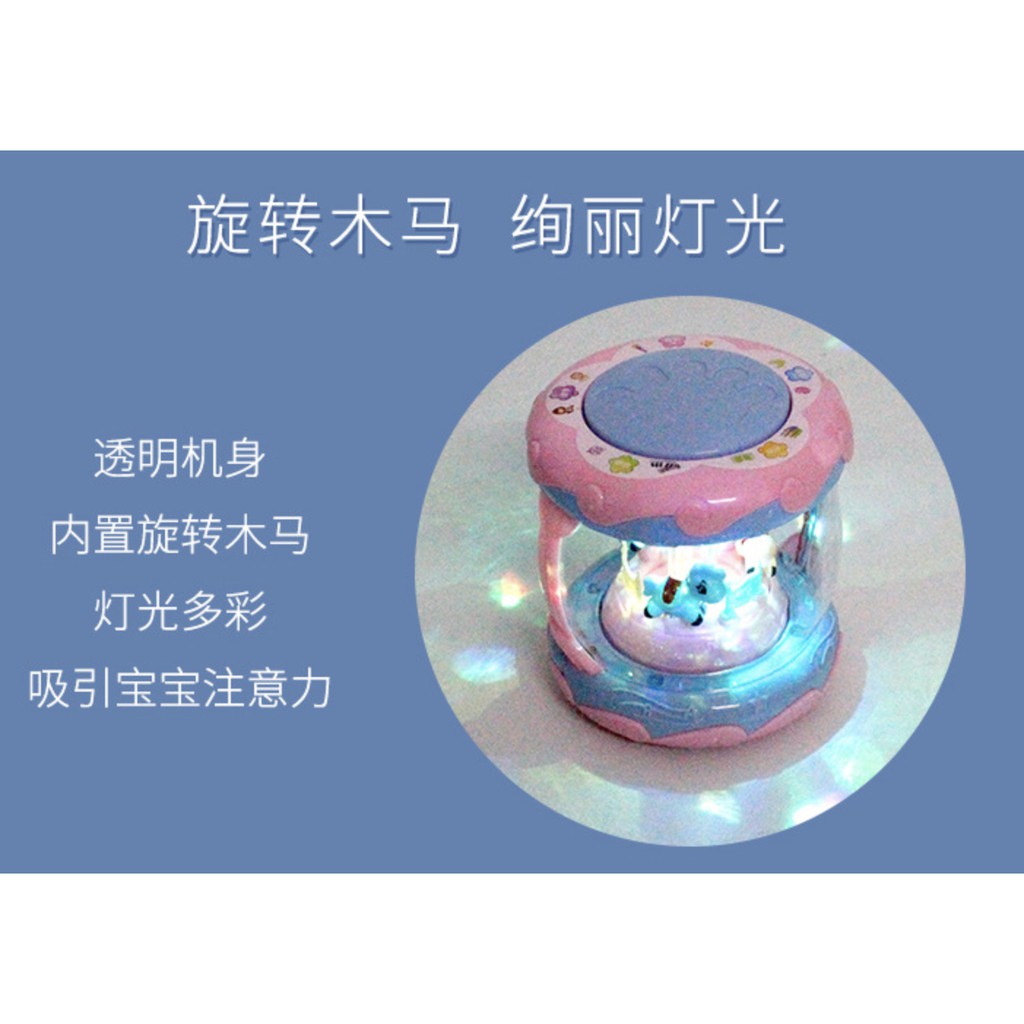 Baby revolving hand drum music early education educational toys