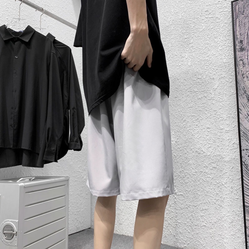 Quần Short Thể Thao Bóng Rổ Chất Liệu Lụa Lạnh Nhanh Khô Dáng Rộng Thời Trang Mùa Hè Cho Nam Giới
