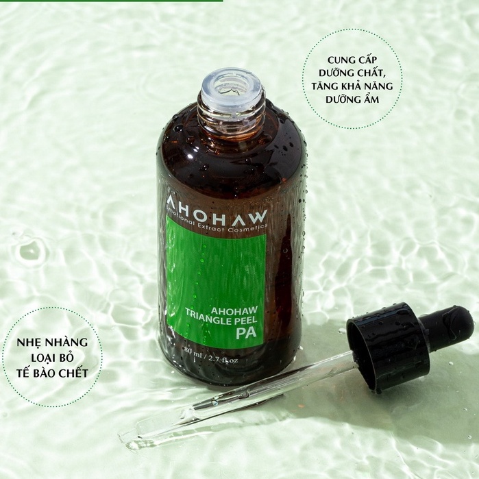 Ahohaw Peel Xanh Triangle Peel PA Dưỡng Ẩm Từ Sâu Bên Trong - Dành Cho Làn Da Khô, Lão Hoá