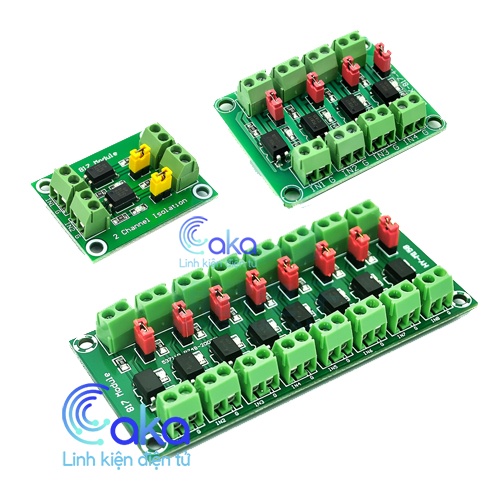 Mạch Opto Cách Ly 2/4/8 Kênh PC817, mạch cách ly chất lượng giá tốt