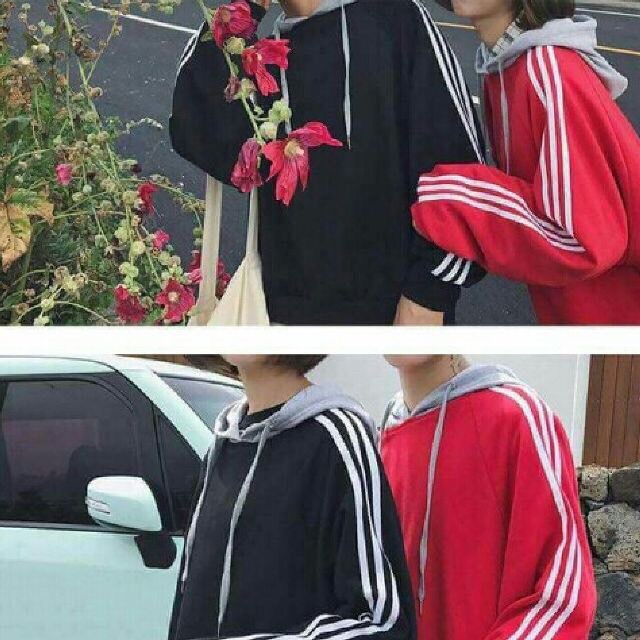 Free Ship_Áo KHOÁC Hoodie BASIC thể thao phối sọc chất nỉ ngoại (Video+ ảnh thật)