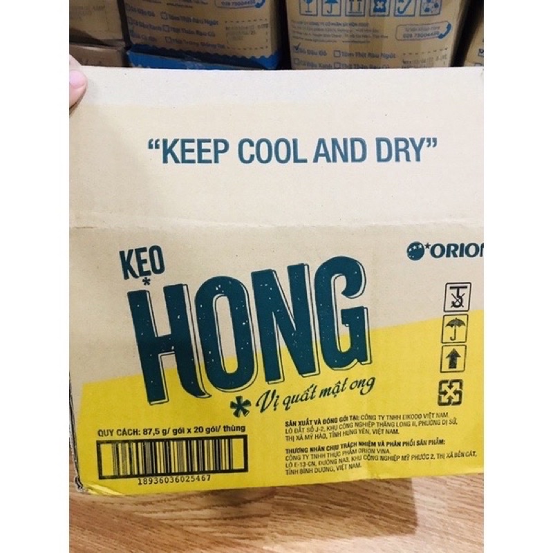 Kẹo ngậm Họng Orion vị quất mật ong 88g