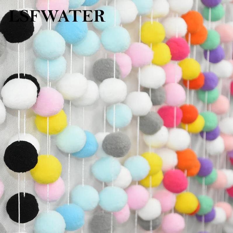 set 20 quả bông Pompom làm đổ hanmade