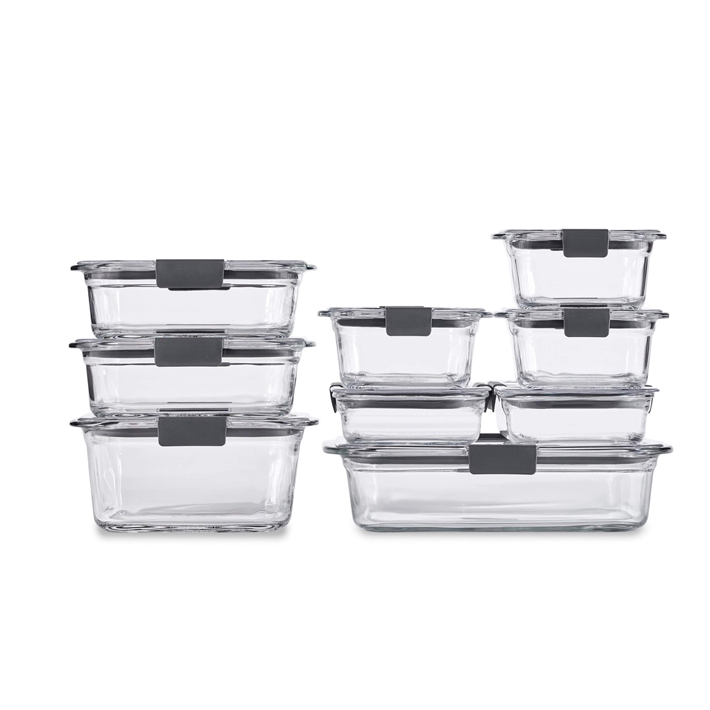 [5 size lẻ] HỘP NHỰA ĐỰNG THỰC PHẨM, NHỰA TRONG SUỐT CAO CẤP Rubbermaid Brilliance Food Storage Containers
