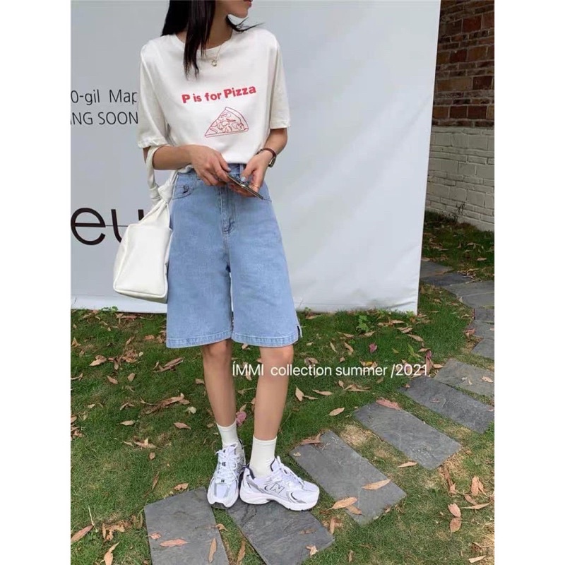 Áo vẽ miếng bánh Pizza TH6