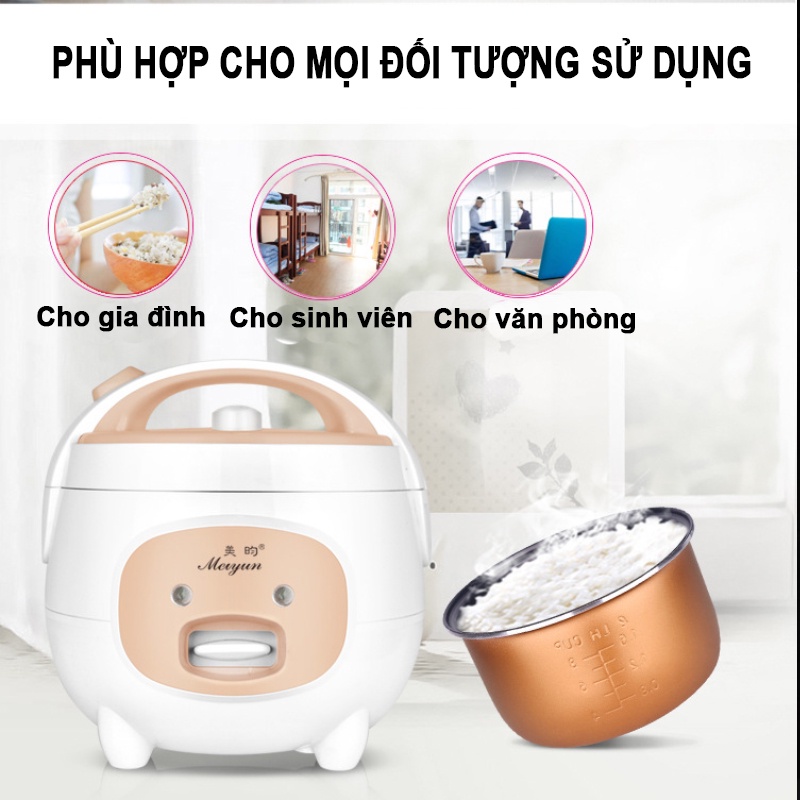 Nồi Cơm Điện JIASHI Mini Đa Năng  2L/3L/5L Hàng Nội Địa Cao Cấp Phù Hợp Cho 2-6 Người