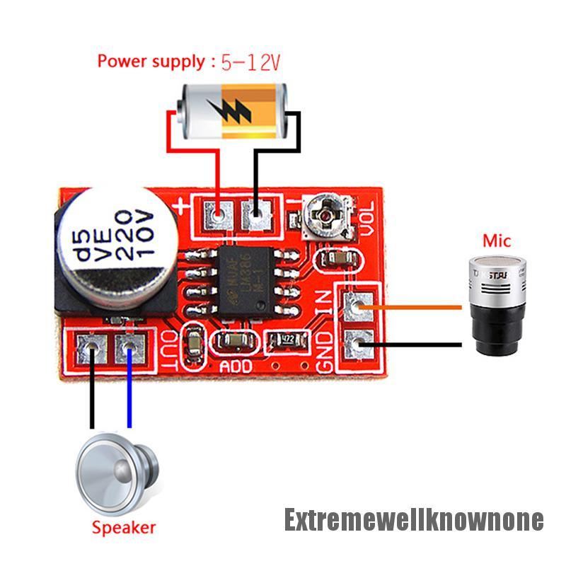 Bảng Mạch Khuếch Đại Micro Dc 5v-12v Chất Lượng Cao