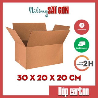 [GIÁ SỈ] Combo 20 hộp carton size 30x20x20 cm để đóng gói hàng