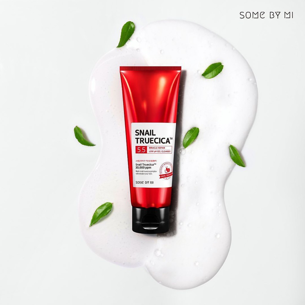 Sữa rửa mặt dịu nhẹ, phục hồi da Some By Mi Snail Truecica Miracle Repair Low PH Gel Cleanser