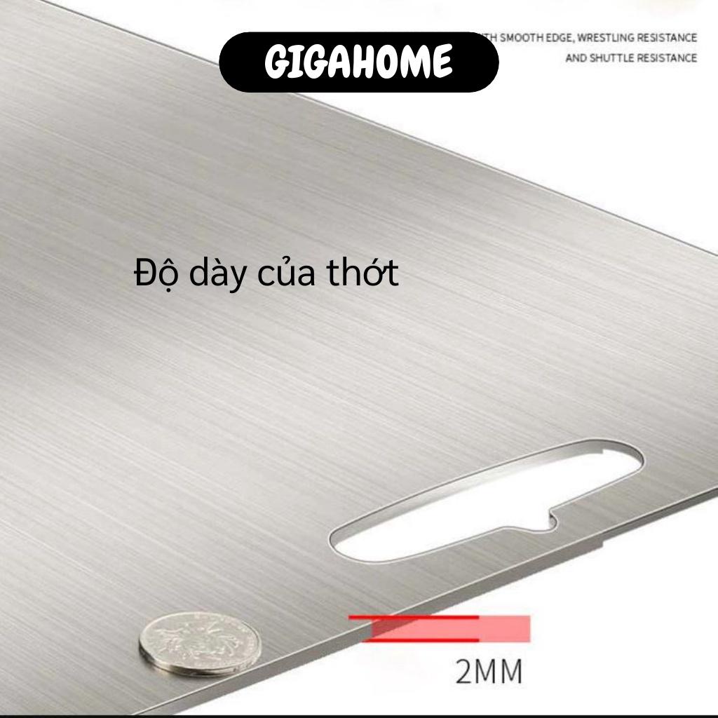 Thớt Thép 304 Cao Cấp GIGAHOME Thớt Cắt Thực Phẩm Kháng Khuẩn, Chống Ẩm Mốc Độc Hại 8210