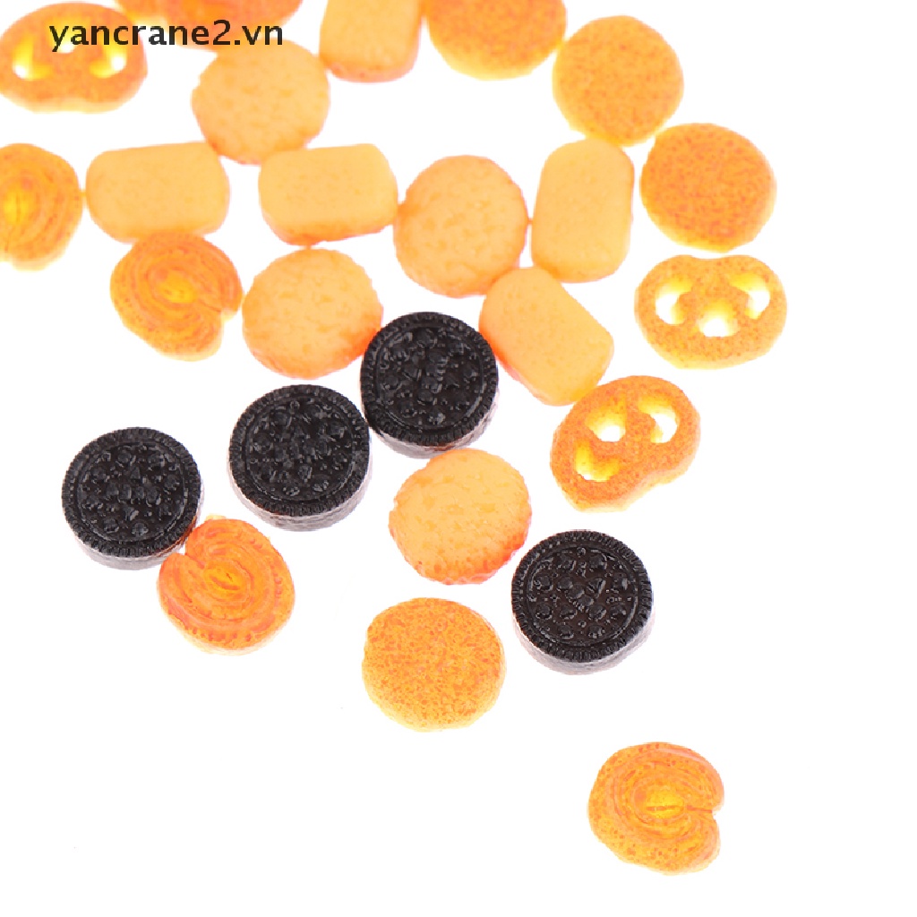 Bộ 10 Mô Hình Bánh Quy Trang Trí Nhà Búp Bê