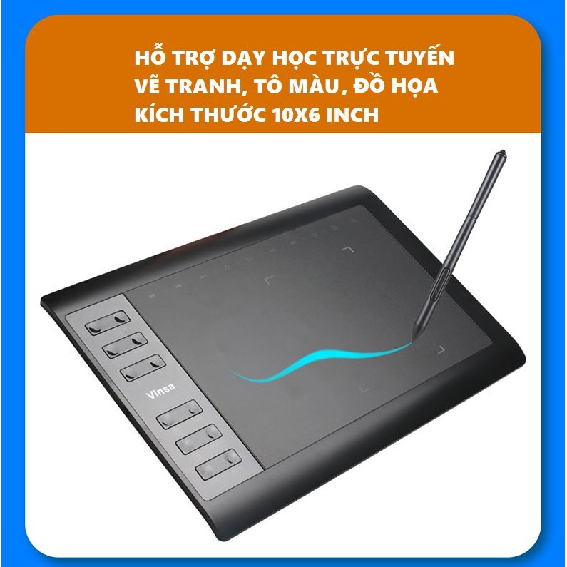 Bảng điện tử VINSA 1060Plus 2020 chính hãng - bản quốc tế nâng cấp so với Gaomon 1060
