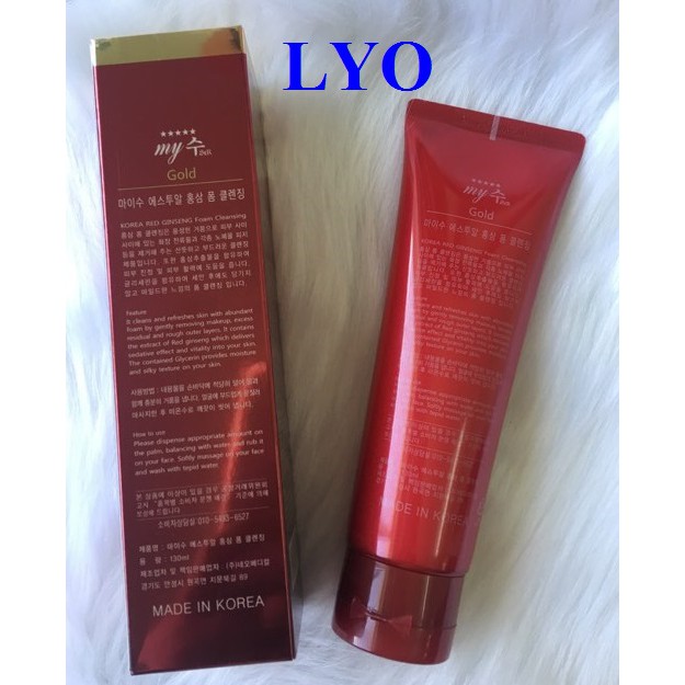 Sữa Rửa Mặt Hồng Sâm Đỏ Hàn Quốc My Gold. | BigBuy360 - bigbuy360.vn