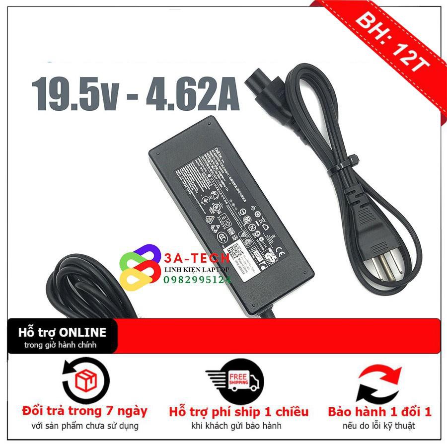 Sạc laptop Dell Latitude E5520 BRC 6 Điện áp ra DC 19.5v-4.62A Công suất 90w Chân kim to
