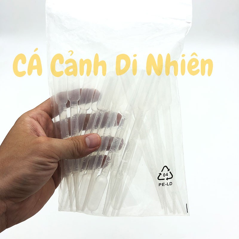 Ống bóp hút artemia hút dung dịch hút thức ăn cho cá loại 3ML 5ML 10 ML