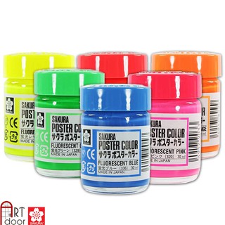 Màu Poster Sakura 30ml - fluorescent color
