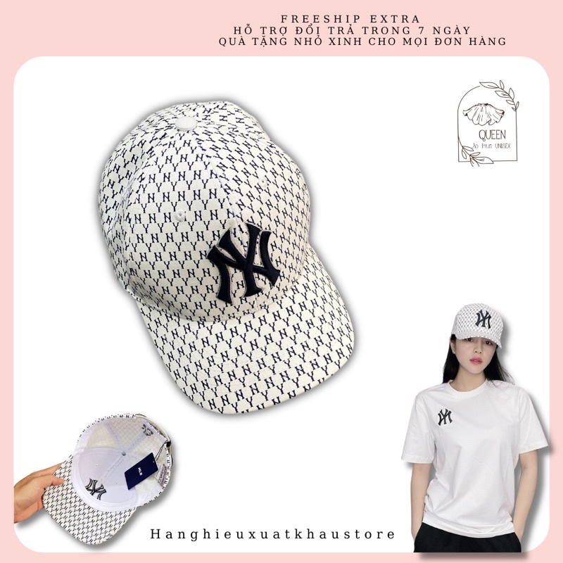 Nón/Mũ lươi trai nam nữ Bản víp logo N..Y thêu nổi