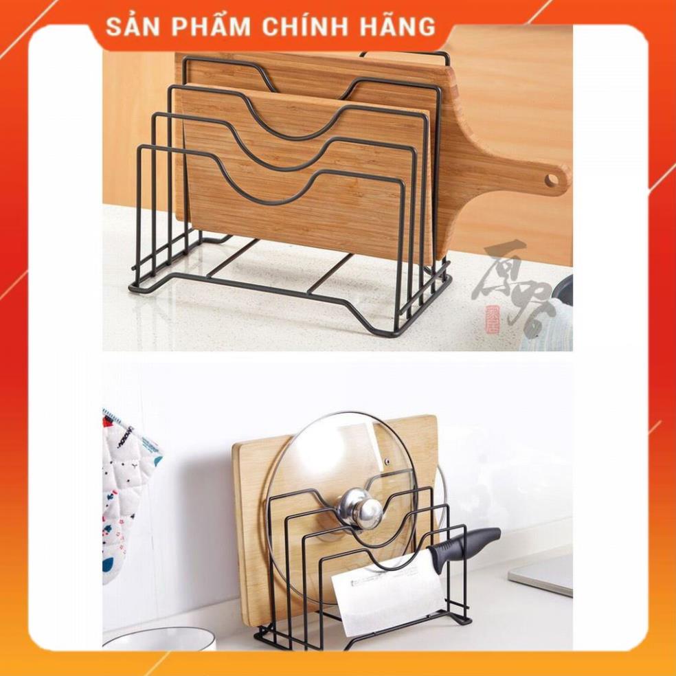 Giá Để Dao Thớt, Cài Vung Xoong Nồi 4 Ngăn Sơn Tĩnh Điện