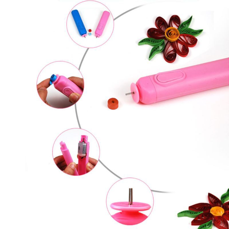 Dụng cụ hỗ trợ cuốn giấy làm thủ công