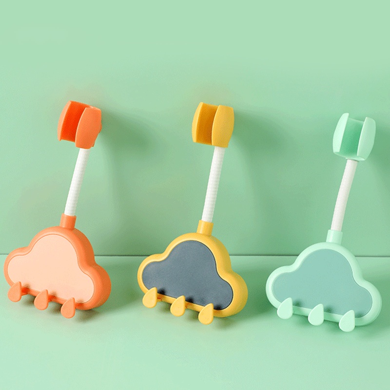 Giá Đỡ Vòi Hoa Sen Tự Dính Đa Năng Có 3 Móc Treo