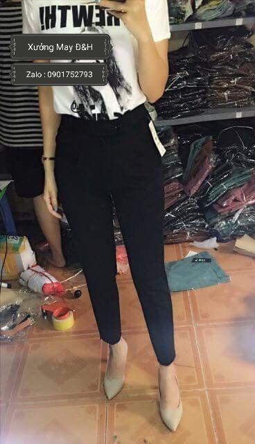 Quần baggy 9 tấc form đẹp chất tuyết mưa